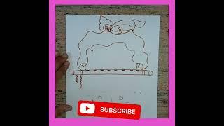 #drawing #shorts easy krishna drawing sketch photo