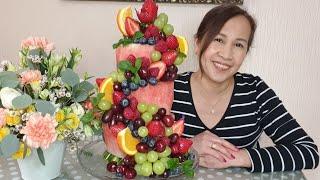 Watermelon fruit cake | Fruit art