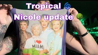 Tropical storm a.k.a. hurricane Nicole update #fyp #hurricane #tropicalstorm ￼