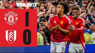 DEBUT GOAL FOR ZIRKZEE!  | Man Utd 1-0 Fulham | Premier League