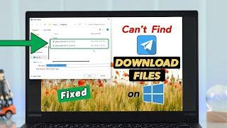 Where to Find Telegram Downloaded Photos Videos or Files on Windows! [How to See]