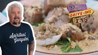 Guy Fieri Tries Kare Kare | Diners, Drive-Ins and Dives | Food Network