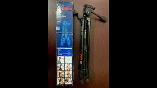 Bosch Professional BT 150 Building Tripod/ Camera Stand Unboxing & First Impression (English)