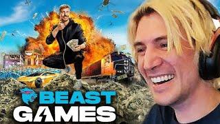 BEAST GAMES IS INSANE | xQc Reacts to Episode 1