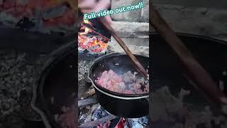 Check out the full video on my channel!!! #cooking #cookingvideo #outdoors #foodshorts #shepherdspie