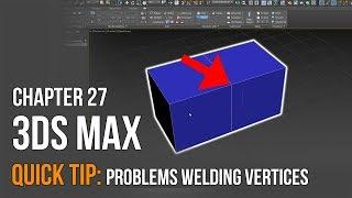 3DSMax Welding Verts