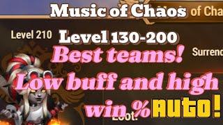 Music of Chaos Level  140 to 200 Hero Wars Dominion Era