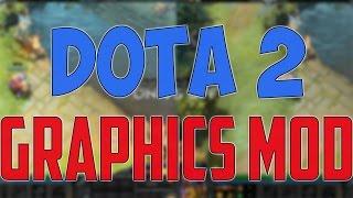 DOTA 2 - Graphics mod - Crystal Sharp preset mod - SweetFX / Reshade Gameplay PC on Windows 10