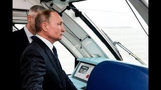 Russia's Putin opens bridge to annexed Crimea