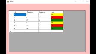 C#: datagridview change cell backcolor based on value