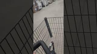 goof ball driving old man cart at homedepot no editing or planned out