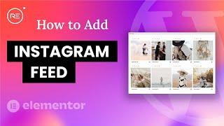 Elementor Instagram Feed Widget - Royal Elementor Addons