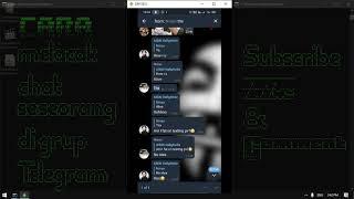 Cara Melacak Chat Seseorang di Telegram Group | 100% Guampang Poll