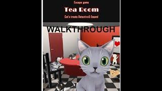 Escape game Tea Room Walkthrough {Cat muzzle}