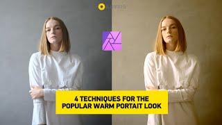 4 techniques to achieve the popular warm look in Affinity Photo