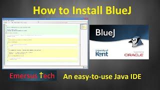 How to Install BlueJ -- a Java IDE