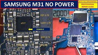 Samsung M31 No Power Repair Guide With Full Explaination 