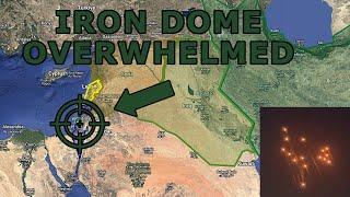 IRON DOME OVERWHELMED | Hundreds of Iranian Missiles Strike Israeli Airfields