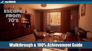 Escape from the 70's - Walkthrough & 100% Achievement Guide [Steam] rus199410