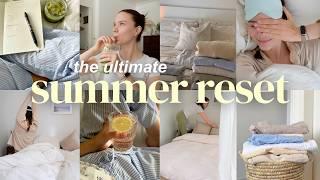 SUMMER RESET | getting my life together: glow up, closet organization & setting new intentions