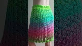 ЮБОЧКА КРЮЧКОМ НА ЛЮБОЙ РАЗМЕР из Yarn Art Flowers Vivid (подробно, для начинающих)./Skirt crochet.