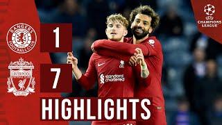 HIGHLIGHTS: Rangers 1-7 Liverpool | Salah hat-trick as Reds comeback to hit SEVEN!