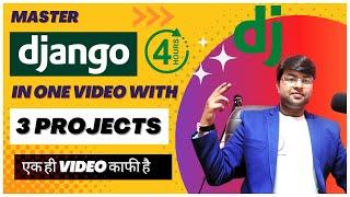  Django Framework Tutorial with 3 Projects in single video | Hindi | @LearnCodeWithDurgesh