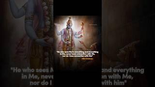 Seeing God in Everything Eternal Connection with Krishna #shorts #BhagavadGita #Krishna #quotes