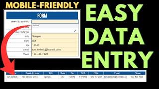 Easy Data Entry in Google Sheets with onEdit Apps Script for Mobile-Friendly Solution