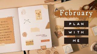 February Bullet Journal Setup | Snail Mail Theme (Free Printable!)