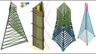 Tekla API Advance - 120 - Guy Mast Towers - Part 1 - Main Legs