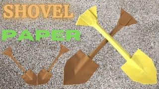 How To Make Easy Shovel Paper | DIY Origami Shovel Craft
