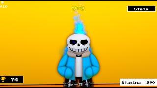 Hardmode Sans Showcase in Undertale Endless Route on Roblox