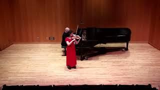 Sergei Prokofiev 5 Melodies Op. 35a (1-3) Jasmin Jr Recital, School of Music, CLA, U of MN, Mar 2023