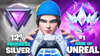 Silver to Unreal Solo Console Ranked Speedrun (Fortnite Zero Build)