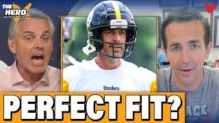 Is Aaron Rodgers becoming PERFECT fit for Steelers? | THE HERD NFL w/ Colin Cowherd & Albert Breer