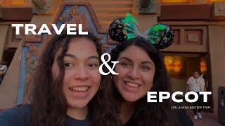 Orlando Arrival and Exploring Epcot | Orlando Sister Trip Vlog 1