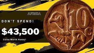 Africa 10 cent coin worth up to $43,500 Look For Rare 10 cent Coins Worth money!