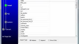 Batch import data from DBF files (dBase, FoxBase, FoxPro) to MySQL