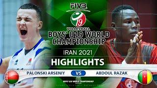 Belarus vs Cameroon | Boys U19 World Champs 2021 | Palonski Arseniy vs Abdoul Razak