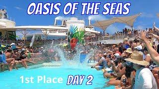 Royal Caribbean's,Oasis of the Seas day 2! Sea Day! So Much To Do! Information For Your Cruise!!