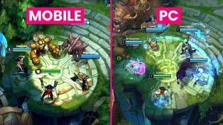 League of Legends Mobile vs PC Detailed Comparison