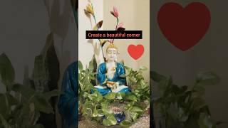 How to createa beautiful corner#indoorplants#youtubeshorts #garden #shorts#shree ji creative garden