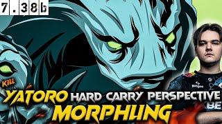 New Patch 7.38b - Crazy Yatoro Morphling Hard Carry - Dota 2 (Full Gameplay with no commentary)