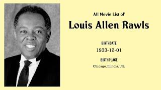 Louis Allen Rawls Movies list Louis Allen Rawls| Filmography of Louis Allen Rawls