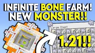 BEST 1.21 INFINITE BONEMEAL Farm Minecraft Tutorial! - Easy & Cheap!