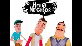 ПОЛНОЕ прохождение Hello Neighbor РЕЛИЗ! ВСЕ КАТ СЦЕНЫ