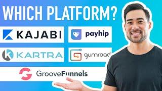 5 BEST PLATFORMS TO SELL DIGITAL PRODUCTS // DIGITAL PRODUCT SELLING PLATFORM - Kajabi vs Kartra