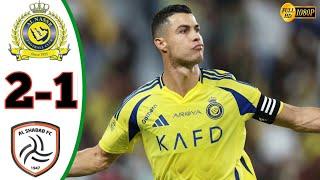 Al Nassr Vs Al Shabab 2-1 All Goals Highlight Saudi Pro Leauge Match 2024