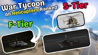 All War Tycoon Helis Ranked